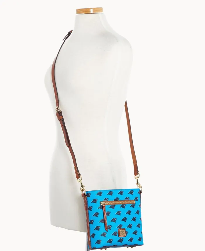 Dooney and Bourke Crossbodies NFL Panthers Small Zip Crossbody Panthers 8211 WomenMen Dooney and Bourke Crossbodies NFL Panthers Small Zip Crossbody Panthers 8211 WomenMen