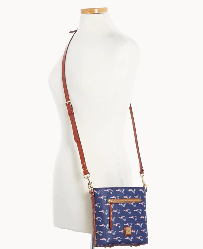Dooney and Bourke Crossbodies NFL Patriots Small Zip Crossbody Patriots 8211 WomenMen Dooney and Bourke Crossbodies NFL Patriots Small Zip Crossbody Patriots 8211 WomenMen