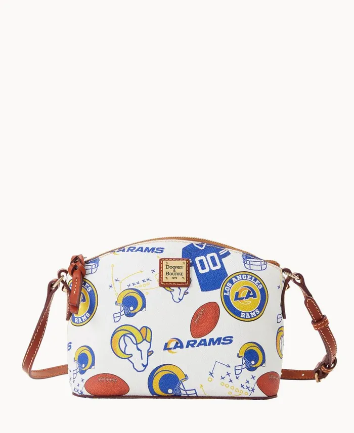 Dooney and Bourke Crossbodies NFL Rams Suki Crossbody Rams 8211 WomenMen