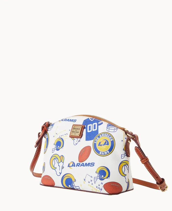 Dooney and Bourke Crossbodies NFL Rams Suki Crossbody Rams 8211 WomenMen