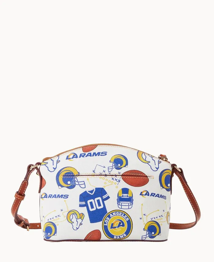 Dooney and Bourke Crossbodies NFL Rams Suki Crossbody Rams 8211 WomenMen