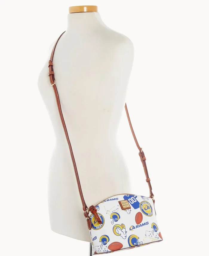 Dooney and Bourke Crossbodies NFL Rams Suki Crossbody Rams 8211 WomenMen