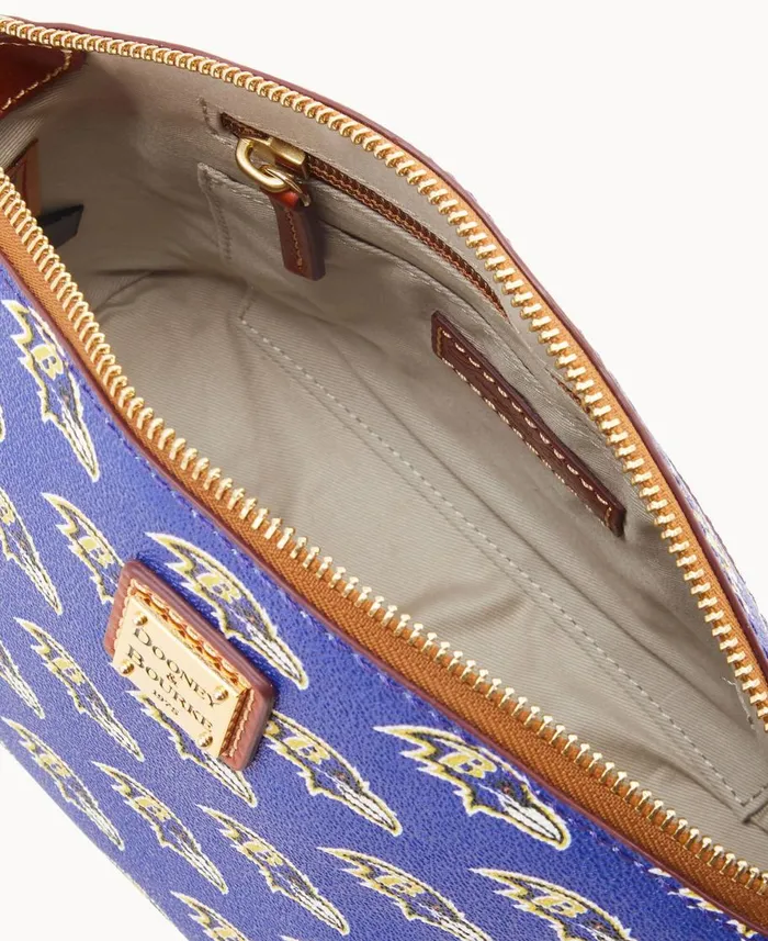 Dooney and Bourke Crossbodies NFL Ravens Suki Crossbody Med Wristlet Ravens 8211 WomenMen