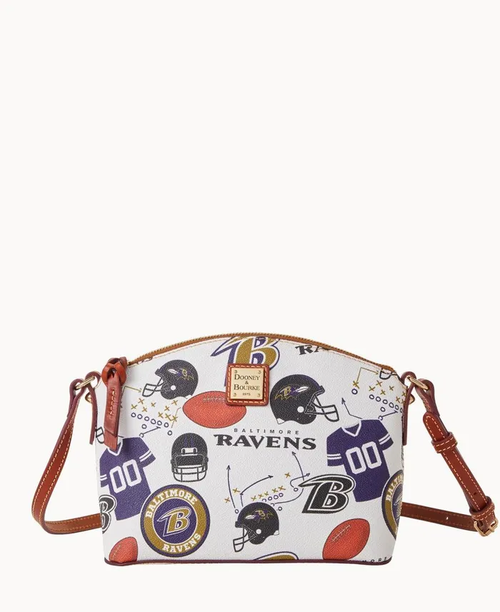 Dooney and Bourke Crossbodies NFL Ravens Suki Crossbody Ravens 8211 WomenMen
