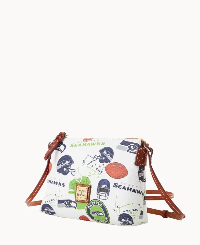 Dooney and Bourke Crossbodies NFL Seahawks Crossbody Pouchette Seahawks 8211 WomenMen