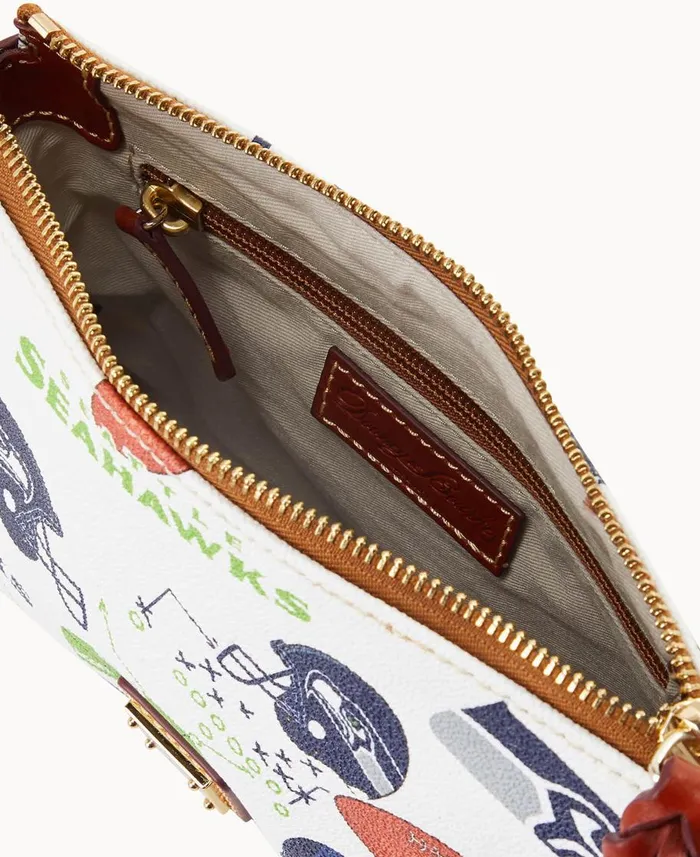 Dooney and Bourke Crossbodies NFL Seahawks Crossbody Pouchette Seahawks 8211 WomenMen