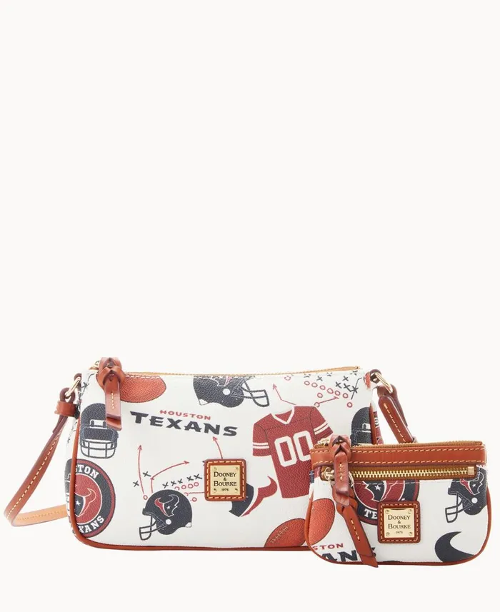 Dooney and Bourke Crossbodies NFL Texans Lexi Crossbody Sm Coin Case Texans 8211 WomenMen Dooney and Bourke Crossbodies NFL Texans Lexi Crossbody Sm Coin Case Texans 8211 WomenMen