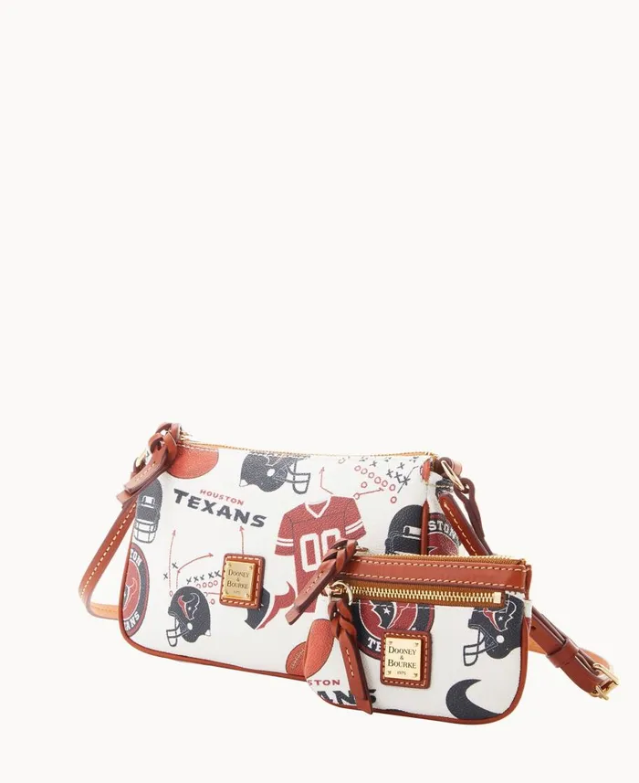 Dooney and Bourke Crossbodies NFL Texans Lexi Crossbody Sm Coin Case Texans 8211 WomenMen Dooney and Bourke Crossbodies NFL Texans Lexi Crossbody Sm Coin Case Texans 8211 WomenMen