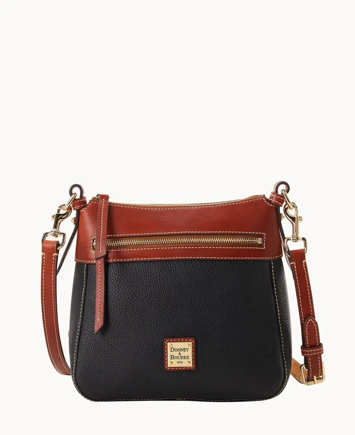 Dooney and Bourke Crossbodies Pebble Grain Crossbody 25 Black 8211 WomenMen