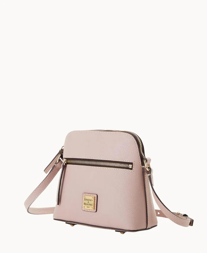 Dooney and Bourke Crossbodies Sorrento Zip Domed Crossbody Mushroom 8211 WomenMen Dooney and Bourke Crossbodies Sorrento Zip Domed Crossbody Mushroom 8211 WomenMen