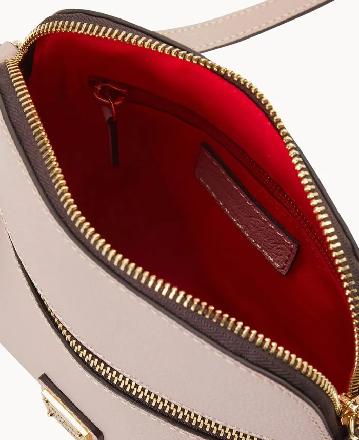 Dooney and Bourke Crossbodies Sorrento Zip Domed Crossbody Mushroom 8211 WomenMen Dooney and Bourke Crossbodies Sorrento Zip Domed Crossbody Mushroom 8211 WomenMen