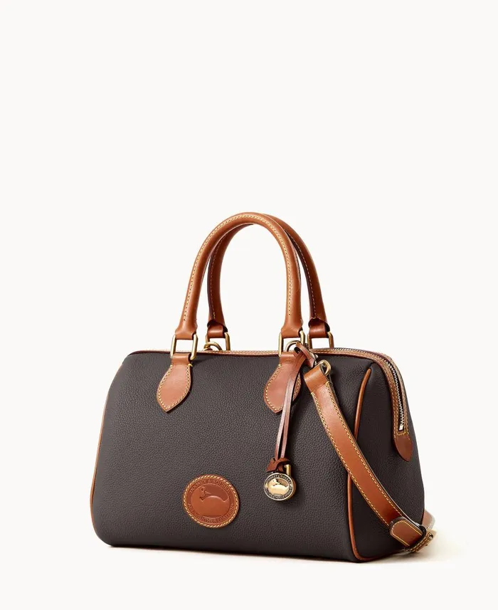 Dooney and Bourke Satchels All Weather Leather 30 Barrel Satchel 28 Black 8211 WomenMen Dooney and Bourke Satchels All Weather Leather 30 Barrel Satchel 28 Black 8211 WomenMen