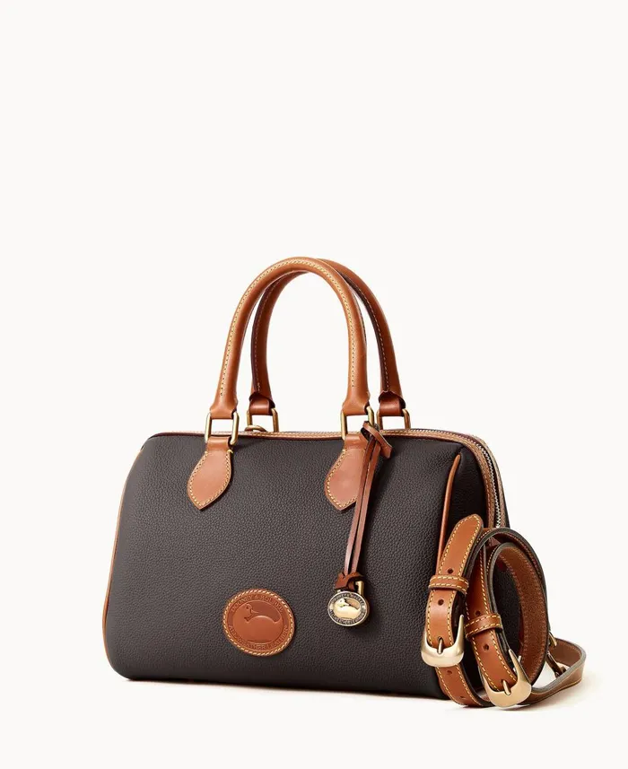 Dooney and Bourke Satchels All Weather Leather 30 Barrel Satchel 28 Black 8211 WomenMen Dooney and Bourke Satchels All Weather Leather 30 Barrel Satchel 28 Black 8211 WomenMen