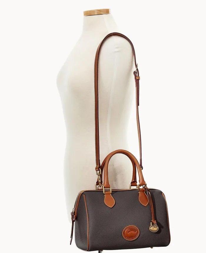 Dooney and Bourke Satchels All Weather Leather 30 Barrel Satchel 28 Black 8211 WomenMen Dooney and Bourke Satchels All Weather Leather 30 Barrel Satchel 28 Black 8211 WomenMen