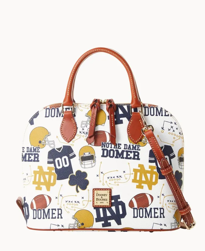 Dooney and Bourke Satchels Collegiate University Of Notre Dame Zip Zip Satchel Notre Dame 8211 WomenMen Dooney and Bourke Satchels Collegiate University Of Notre Dame Zip Zip Satchel Notre Dame 8211 WomenMen