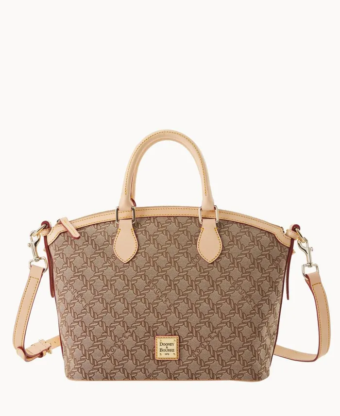 Dooney and Bourke Satchels Maritime Domed Satchel Brown 8211 WomenMen