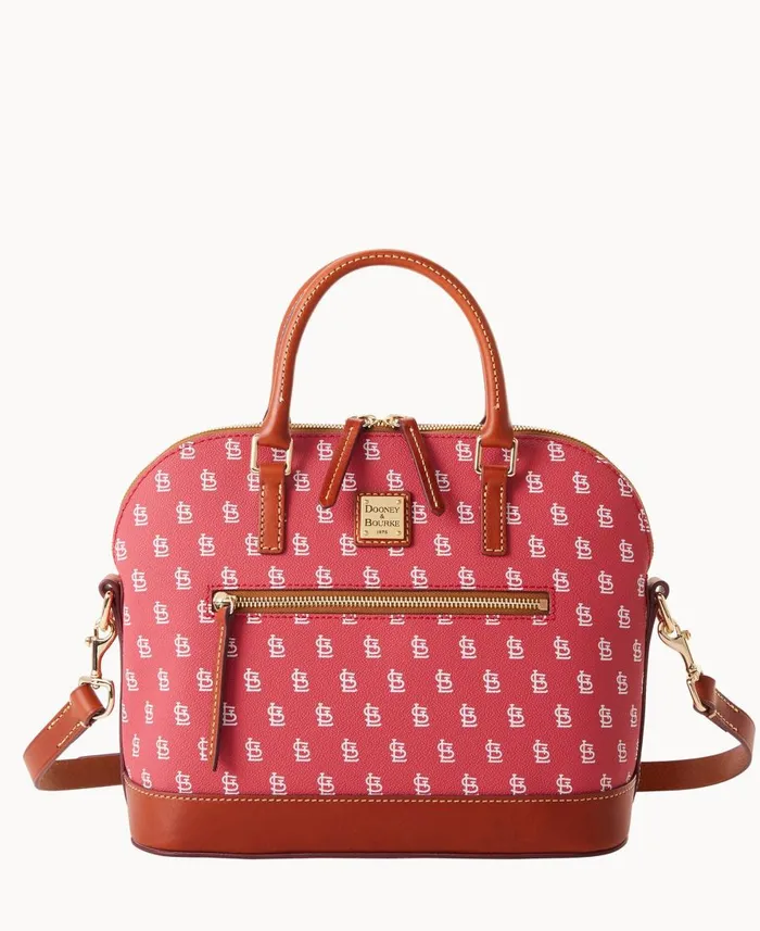 Dooney and Bourke Satchels MLB Cardinals Domed Zip Satchel Cardinals 8211 WomenMen Dooney and Bourke Satchels MLB Cardinals Domed Zip Satchel Cardinals 8211 WomenMen