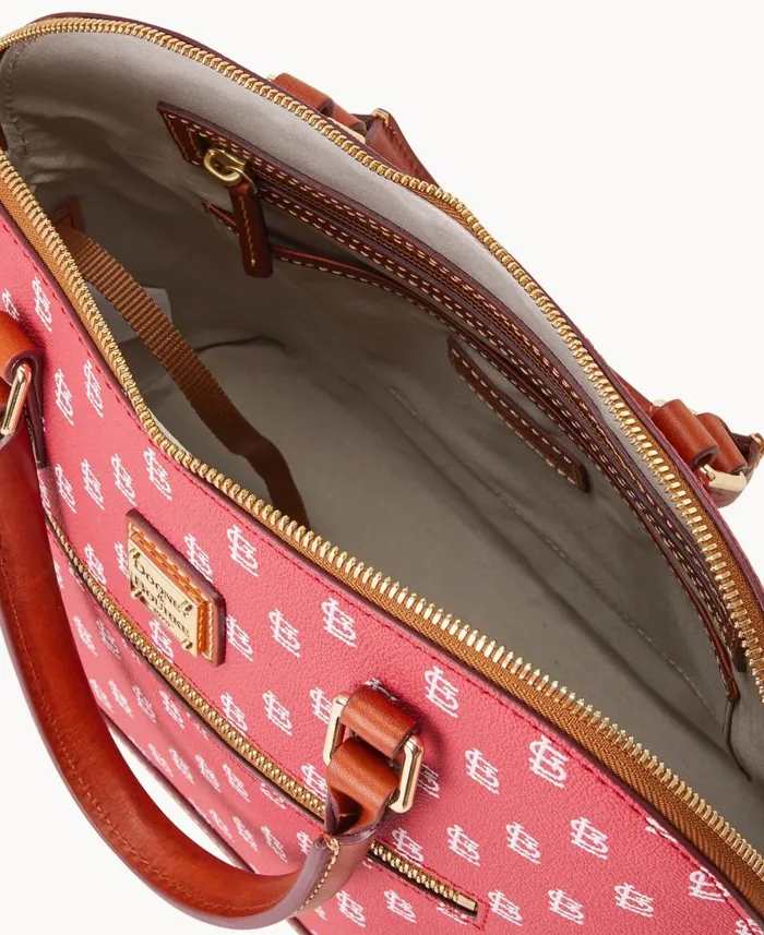 Dooney and Bourke Satchels MLB Cardinals Domed Zip Satchel Cardinals 8211 WomenMen Dooney and Bourke Satchels MLB Cardinals Domed Zip Satchel Cardinals 8211 WomenMen