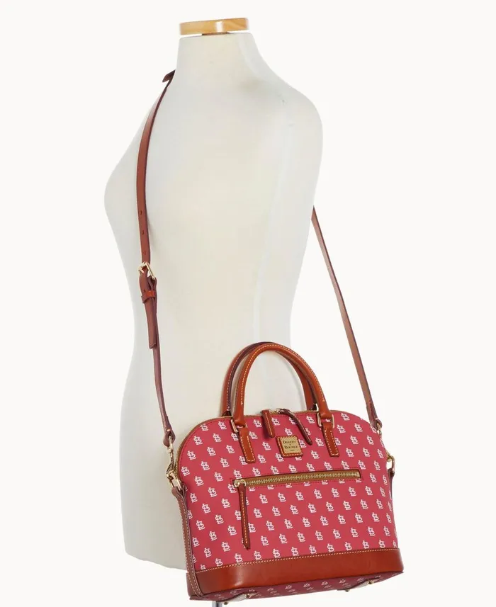 Dooney and Bourke Satchels MLB Cardinals Domed Zip Satchel Cardinals 8211 WomenMen Dooney and Bourke Satchels MLB Cardinals Domed Zip Satchel Cardinals 8211 WomenMen