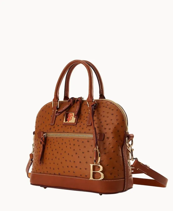 Dooney and Bourke Satchels MLB Giants Domed Zip Satchel Giants 8211 WomenMen Dooney and Bourke Satchels MLB Giants Domed Zip Satchel Giants 8211 WomenMen