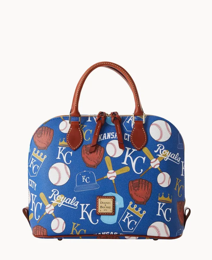 Dooney and Bourke Satchels MLB Royals Zip Zip Satchel Royals 8211 WomenMen