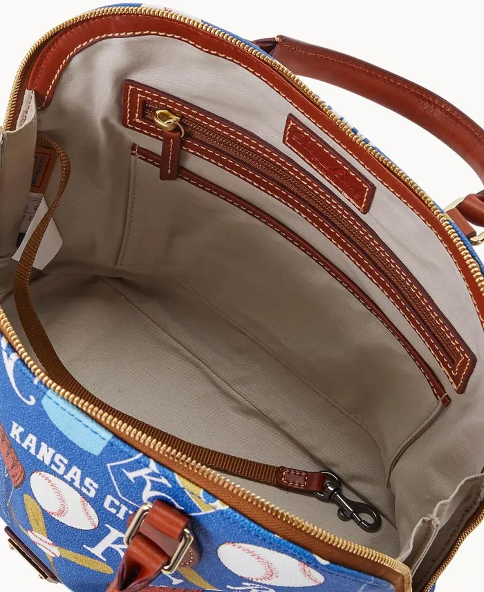 Dooney and Bourke Satchels MLB Royals Zip Zip Satchel Royals 8211 WomenMen