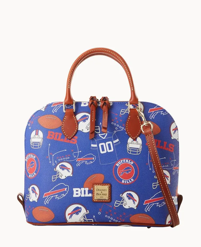 Dooney and Bourke Satchels NFL Bills Zip Zip Satchel Bills 8211 WomenMen