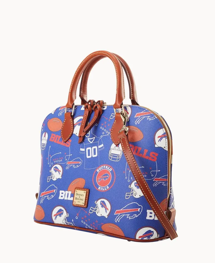 Dooney and Bourke Satchels NFL Bills Zip Zip Satchel Bills 8211 WomenMen