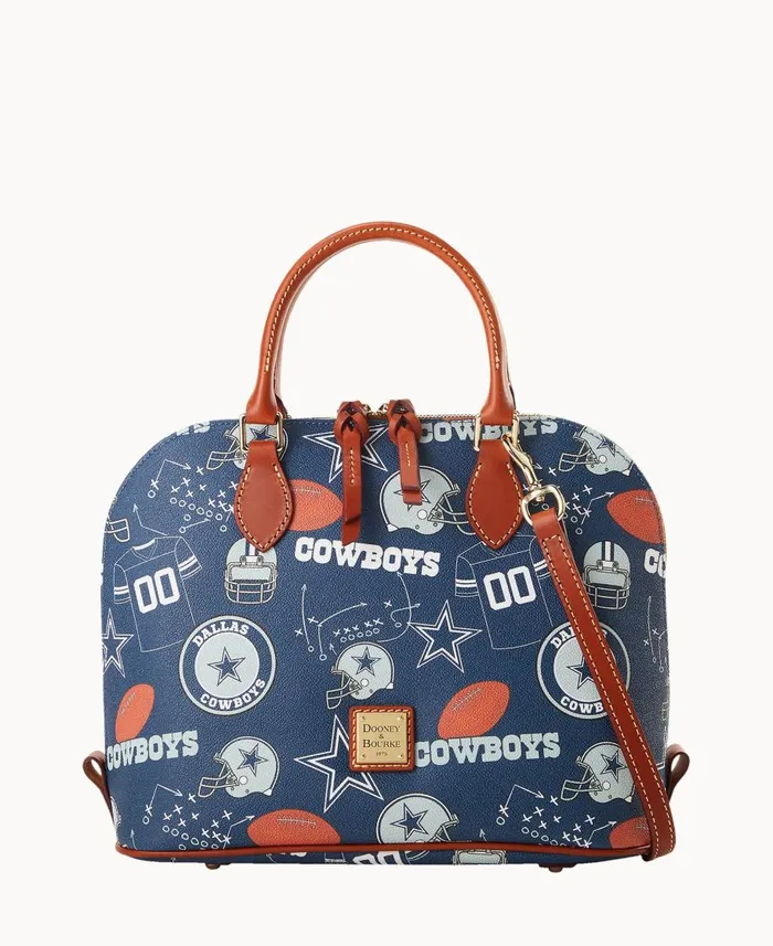 Dooney and Bourke Satchels NFL Cowboys Zip Zip Satchel Cowboys 8211 WomenMen