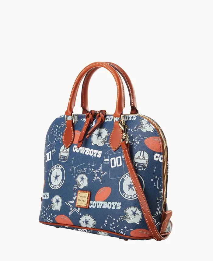 Dooney and Bourke Satchels NFL Cowboys Zip Zip Satchel Cowboys 8211 WomenMen Dooney and Bourke Satchels NFL Cowboys Zip Zip Satchel Cowboys 8211 WomenMen