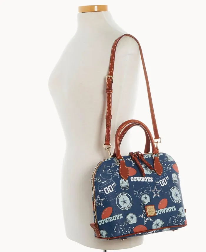 Dooney and Bourke Satchels NFL Cowboys Zip Zip Satchel Cowboys 8211 WomenMen Dooney and Bourke Satchels NFL Cowboys Zip Zip Satchel Cowboys 8211 WomenMen