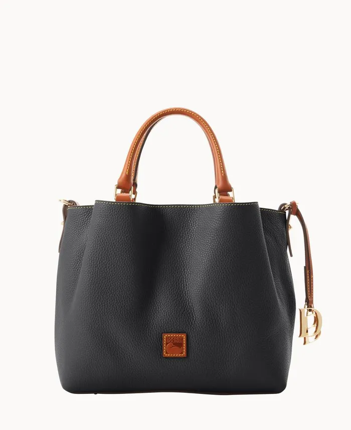 Dooney and Bourke Satchels Pebble Grain Barlow Black 8211 WomenMen