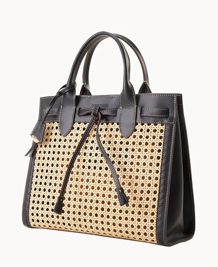 Dooney and Bourke Satchels Vienna Tassel Bag Black 8211 WomenMen