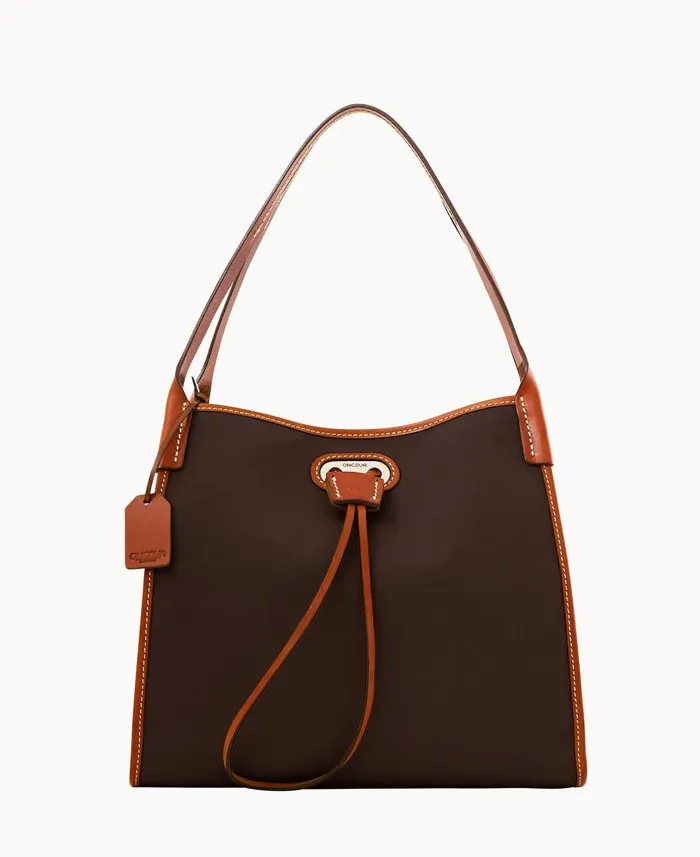 Dooney and Bourke Shoulder Bags Oncour Cabriolet Small Full Up Brown 8211 WomenMen Dooney and Bourke Shoulder Bags Oncour Cabriolet Small Full Up Brown 8211 WomenMen