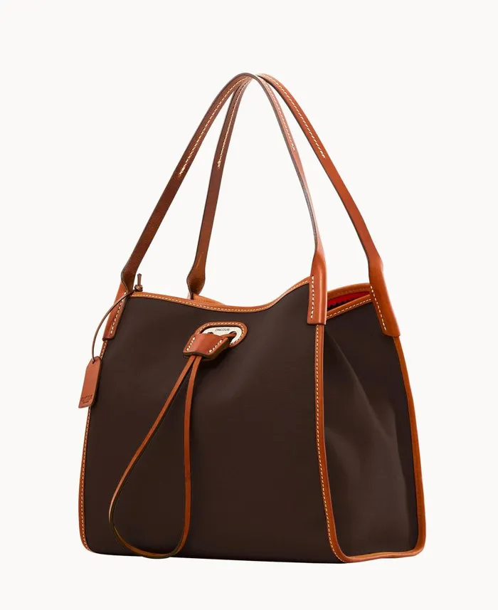 Dooney and Bourke Shoulder Bags Oncour Cabriolet Small Full Up Brown 8211 WomenMen Dooney and Bourke Shoulder Bags Oncour Cabriolet Small Full Up Brown 8211 WomenMen