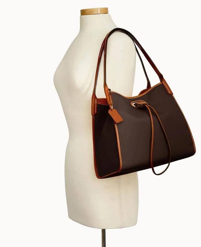 Dooney and Bourke Shoulder Bags Oncour Cabriolet Small Full Up Brown 8211 WomenMen Dooney and Bourke Shoulder Bags Oncour Cabriolet Small Full Up Brown 8211 WomenMen