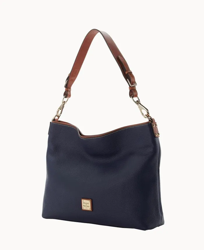 Dooney and Bourke Shoulder Bags Pebble Grain Extra Large Courtney Sac Midnight Blue 8211 WomenMen Dooney and Bourke Shoulder Bags Pebble Grain Extra Large Courtney Sac Midnight Blue 8211 WomenMen