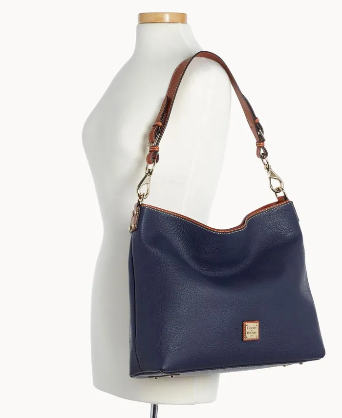 Dooney and Bourke Shoulder Bags Pebble Grain Extra Large Courtney Sac Midnight Blue 8211 WomenMen Dooney and Bourke Shoulder Bags Pebble Grain Extra Large Courtney Sac Midnight Blue 8211 WomenMen