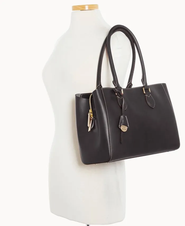 Dooney and Bourke Totes Alto Genevieve Black 8211 WomenMen