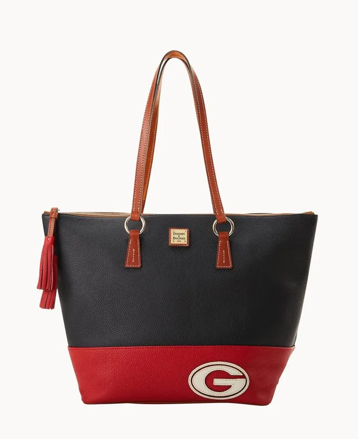 Dooney and Bourke Totes Collegiate University Of Georgia Tobi Tote University Of Georgia 8211 WomenMen