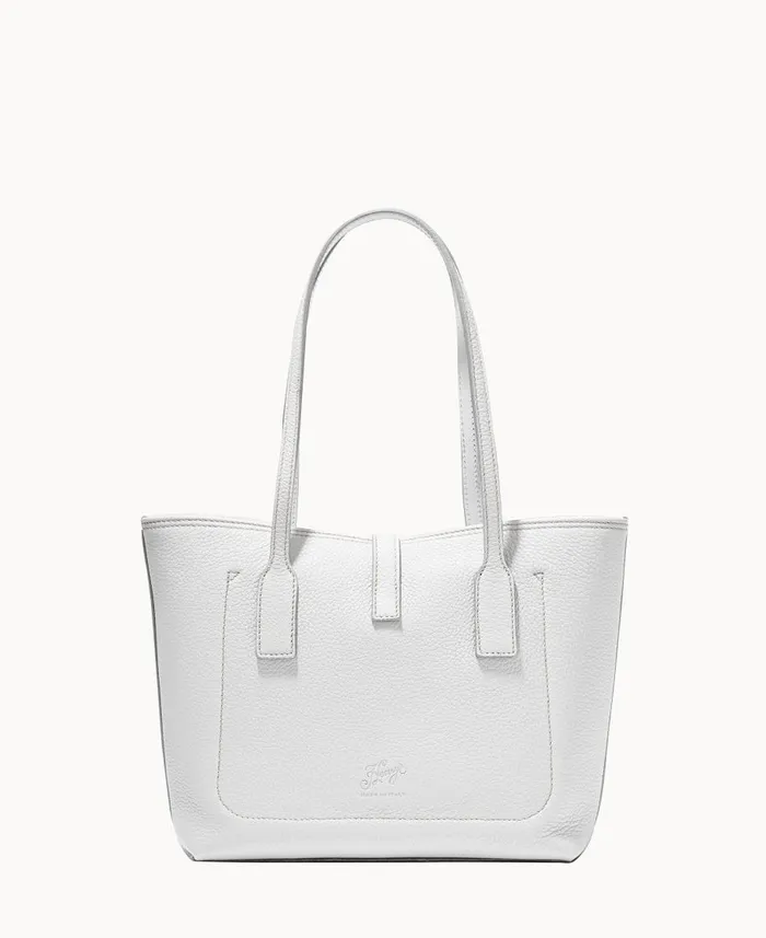 Dooney and Bourke Totes Henrys Medium Tote White 8211 WomenMen