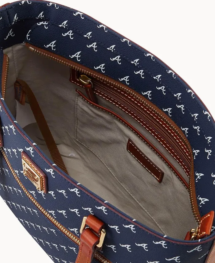 Dooney and Bourke Totes MLB Braves Shopper Braves 8211 WomenMen