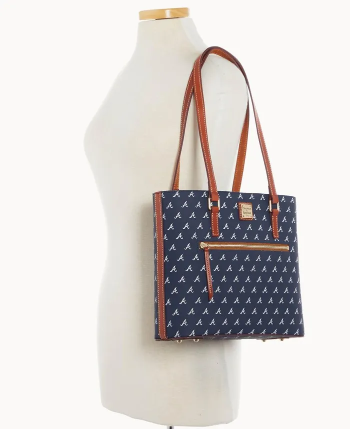 Dooney and Bourke Totes MLB Braves Shopper Braves 8211 WomenMen