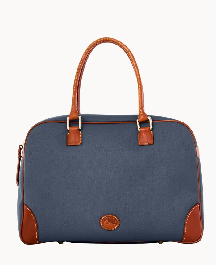 Dooney and Bourke Travel Cabriolet Bowler Duffle Dark Grey 8211 WomenMen