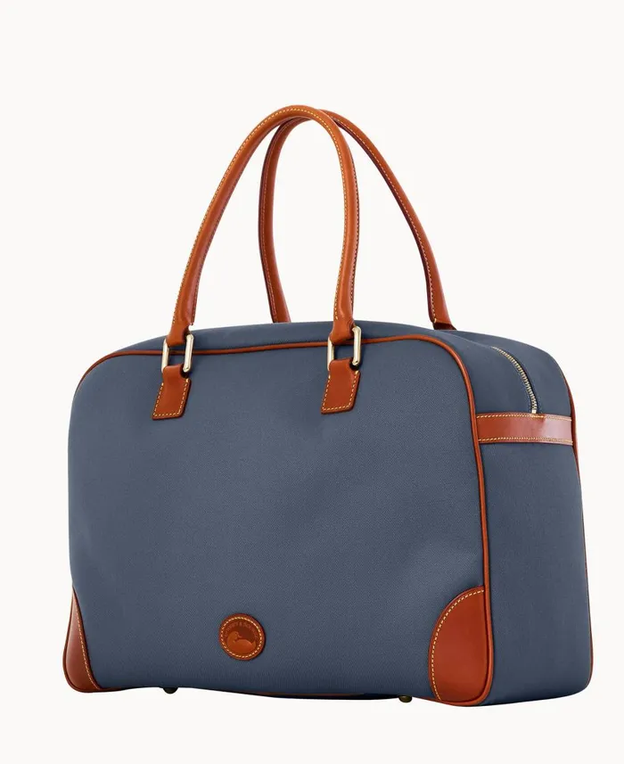 Dooney and Bourke Travel Cabriolet Bowler Duffle Dark Grey 8211 WomenMen