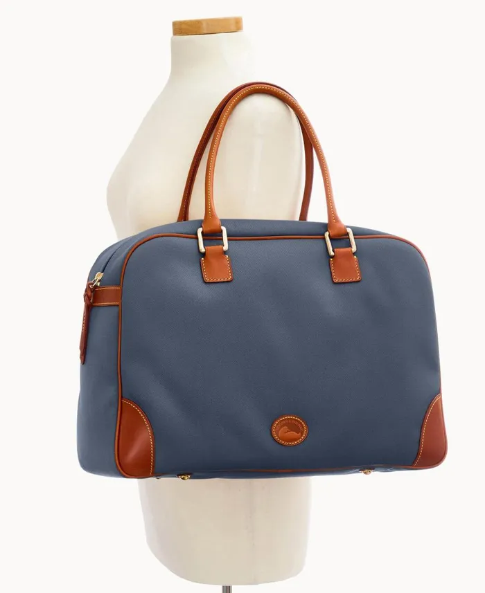 Dooney and Bourke Travel Cabriolet Bowler Duffle Dark Grey 8211 WomenMen