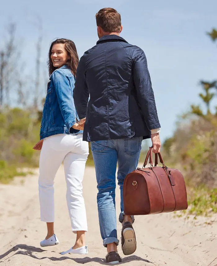 Dooney and Bourke Travel Florentine Gym Bag Chestnut 8211 WomenMen