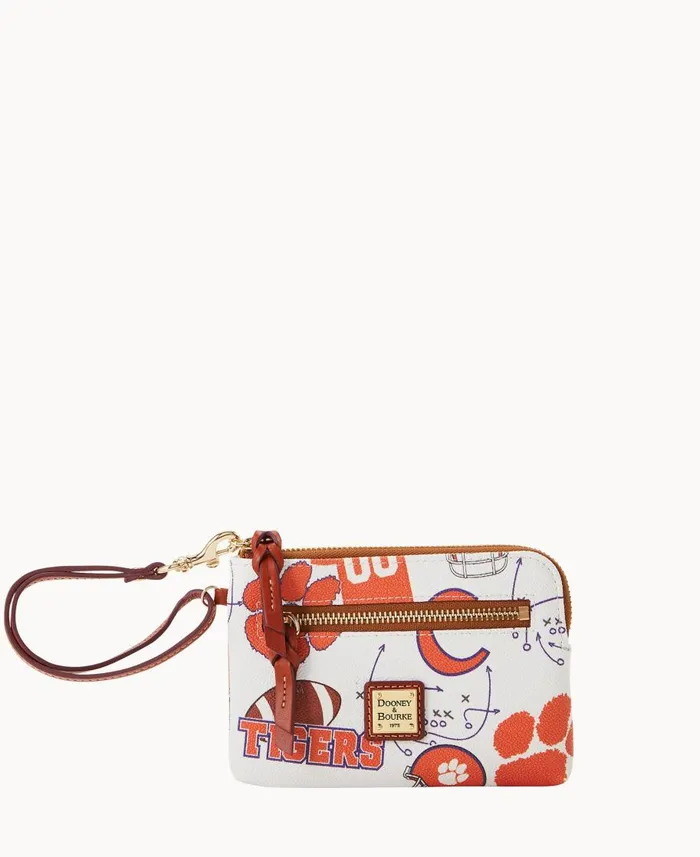 Dooney and Bourke Wallets Collegiate Clemson University Zip Around Wristlet Clemson 8211 WomenMen Dooney and Bourke Wallets Collegiate Clemson University Zip Around Wristlet Clemson 8211 WomenMen