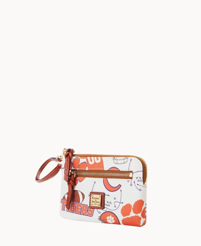 Dooney and Bourke Wallets Collegiate Clemson University Zip Around Wristlet Clemson 8211 WomenMen Dooney and Bourke Wallets Collegiate Clemson University Zip Around Wristlet Clemson 8211 WomenMen
