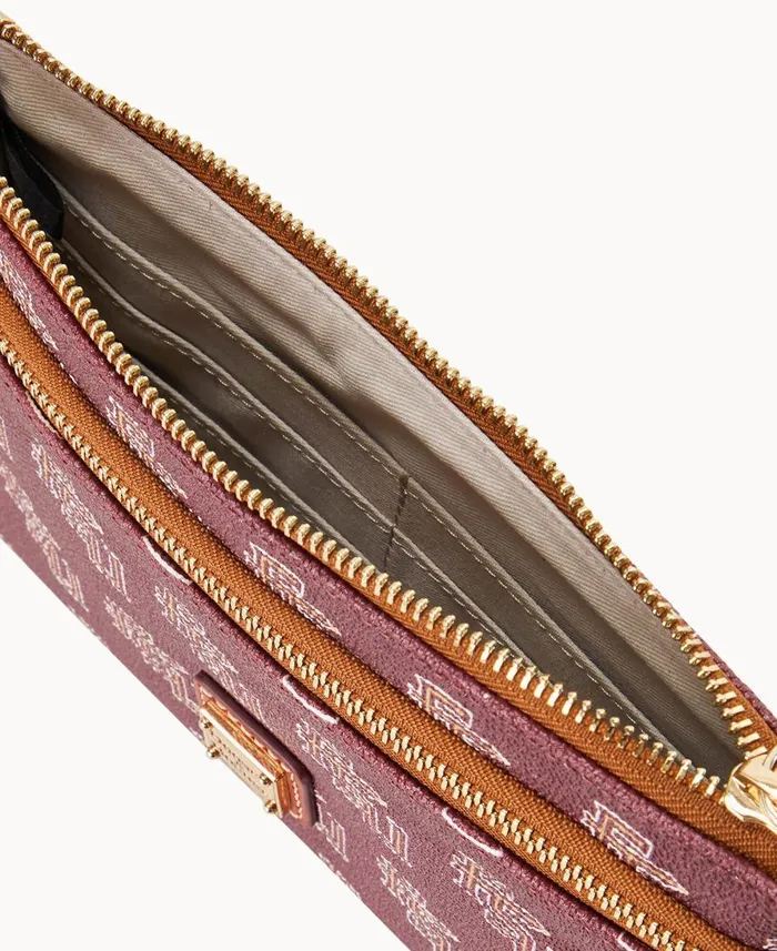 Dooney and Bourke Wallets Collegiate Florida State Double Zip Wristlet Florida State University 8211 WomenMen Dooney and Bourke Wallets Collegiate Florida State Double Zip Wristlet Florida State University 8211 WomenMen